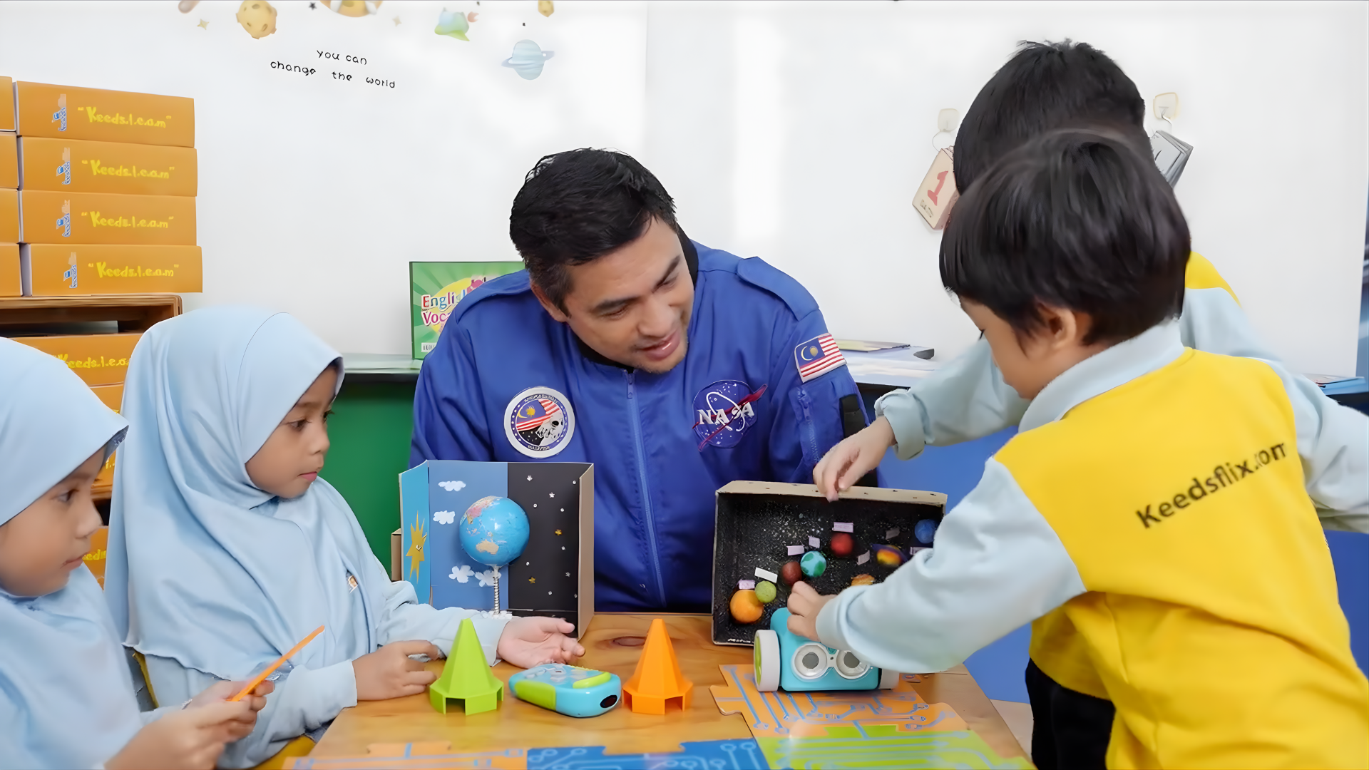 sheikh muszaphar shukor juga duta utama keedsflix