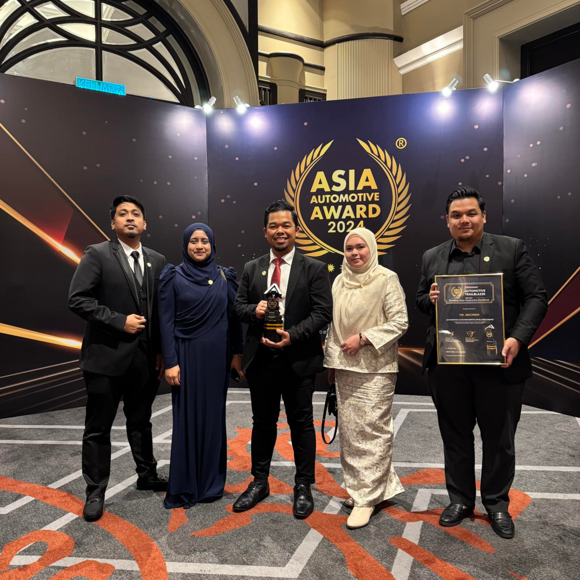 Mr. Absorber as Automotive Customer Service Excellence Awards di Asia Automotive Award 2024.